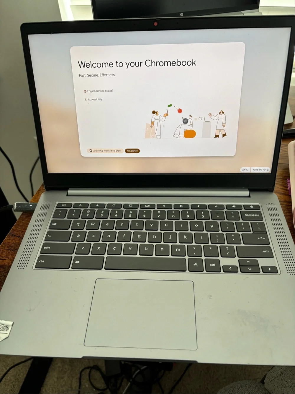 Laptop - Silver with Grey Keyboard